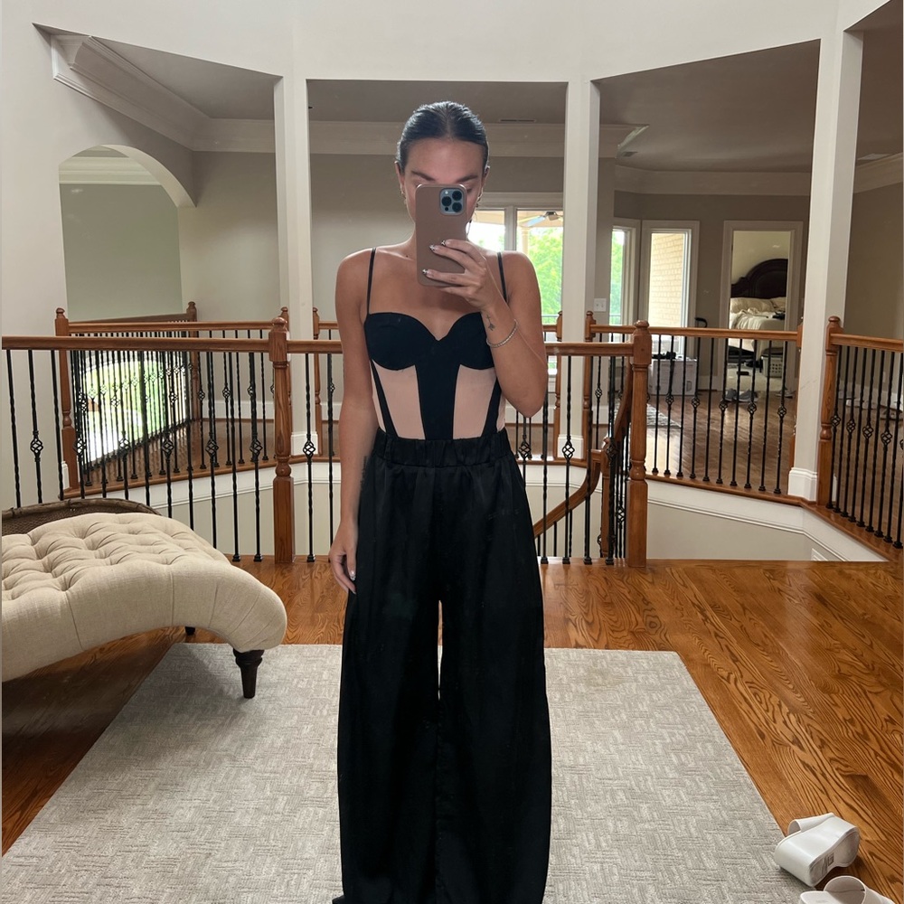 Zara black onesie